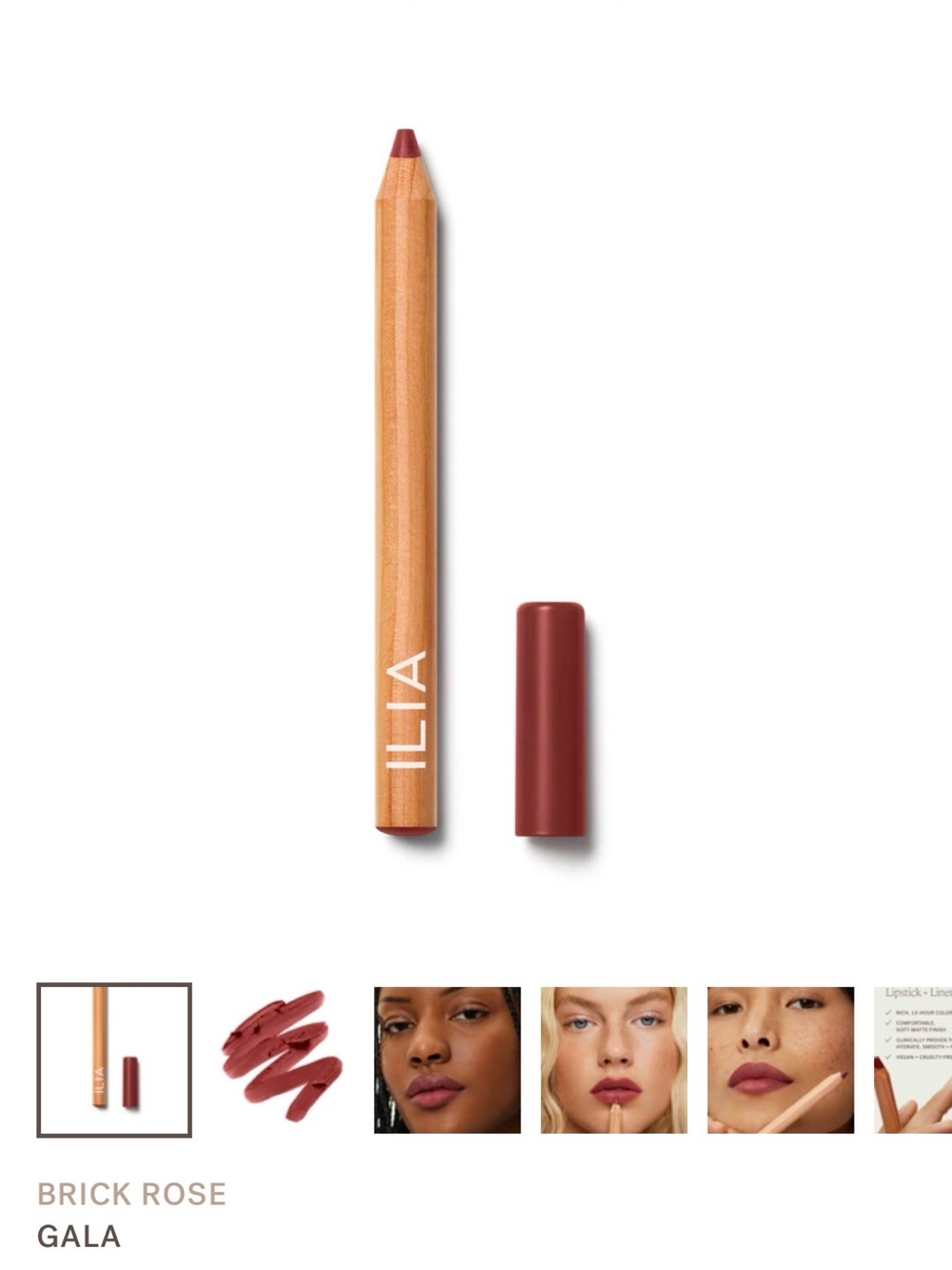 Ilia lip crayon in Gala